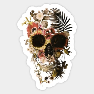 Garden Skull Light Sticker